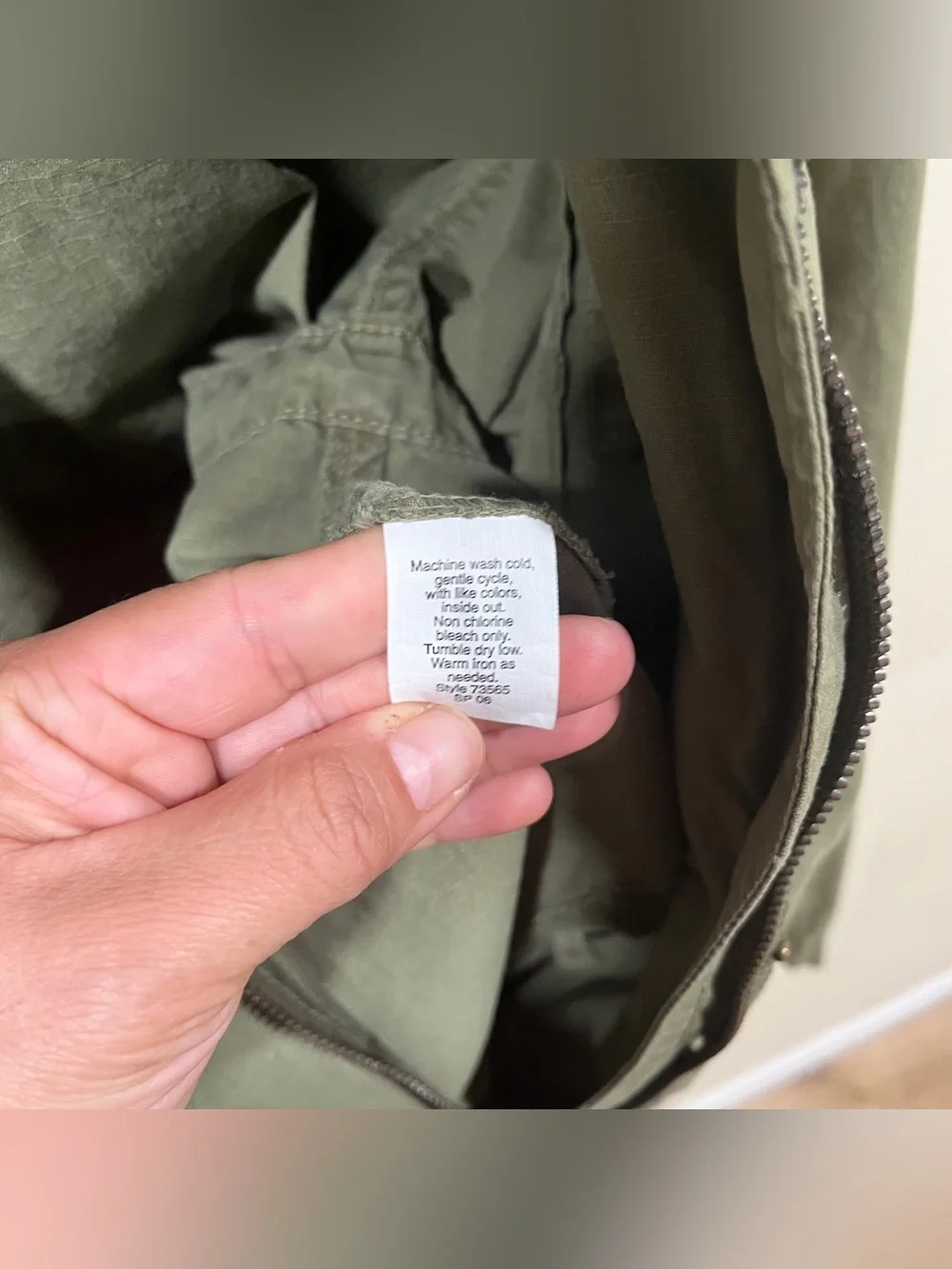 J.Crew military utility fatigue jacket size M men’s vintage green